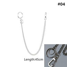 Load image into Gallery viewer, Long Metal Wallet Chain Leash Pant Jean Keychain Ring Clip Men&#39;s Hip Hop Jewelry