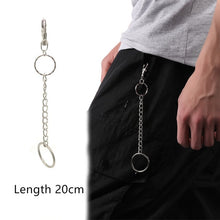Load image into Gallery viewer, Long Metal Wallet Chain Leash Pant Jean Keychain Ring Clip Men&#39;s Hip Hop Jewelry